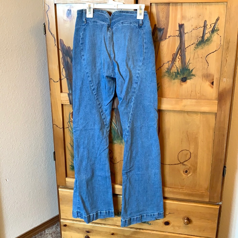 Revice denim heart butt flare jeans